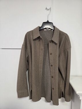Uniqlo Button Down Wool Blend Jacket